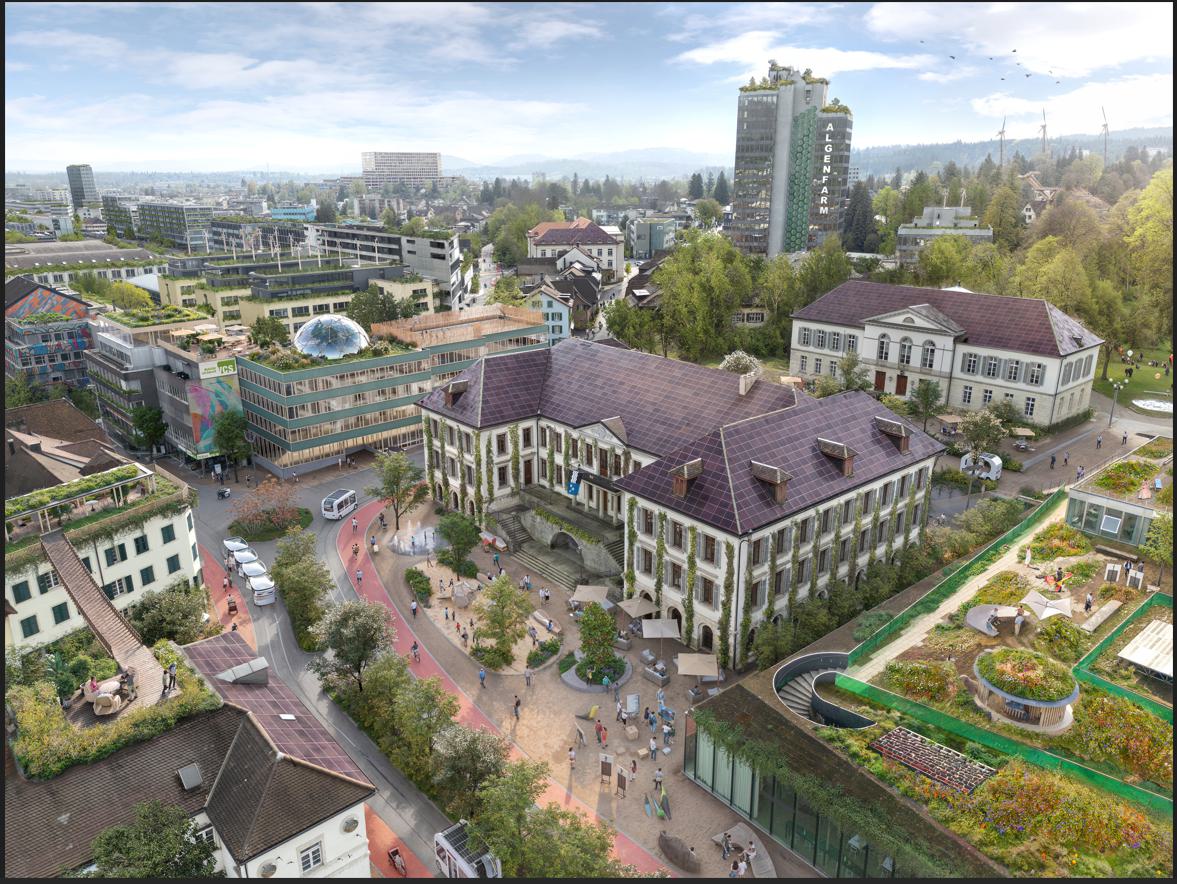 Zukunftsbild Aarauerplatz 2045