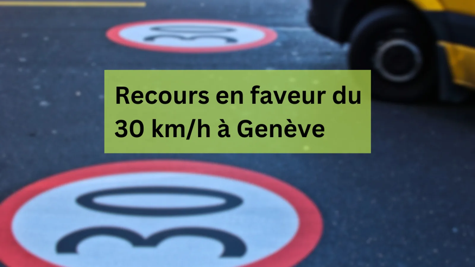 Communique 30 kmh