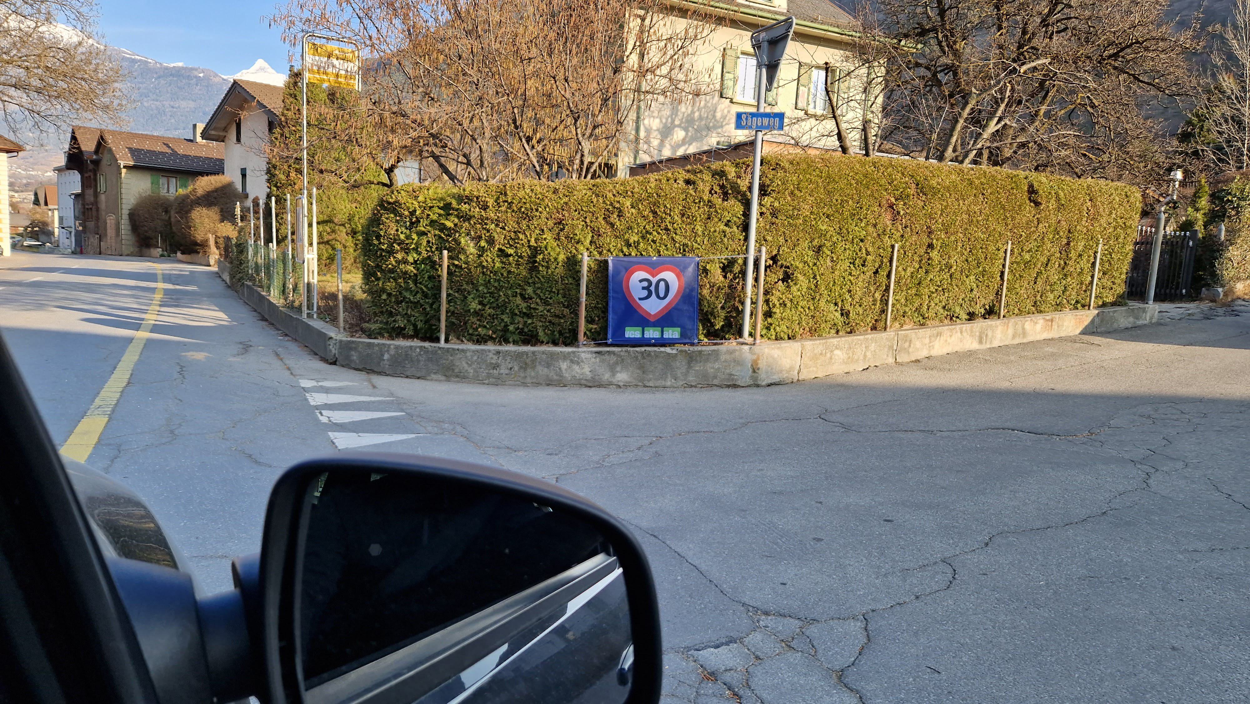 Tempo 30 Fahne