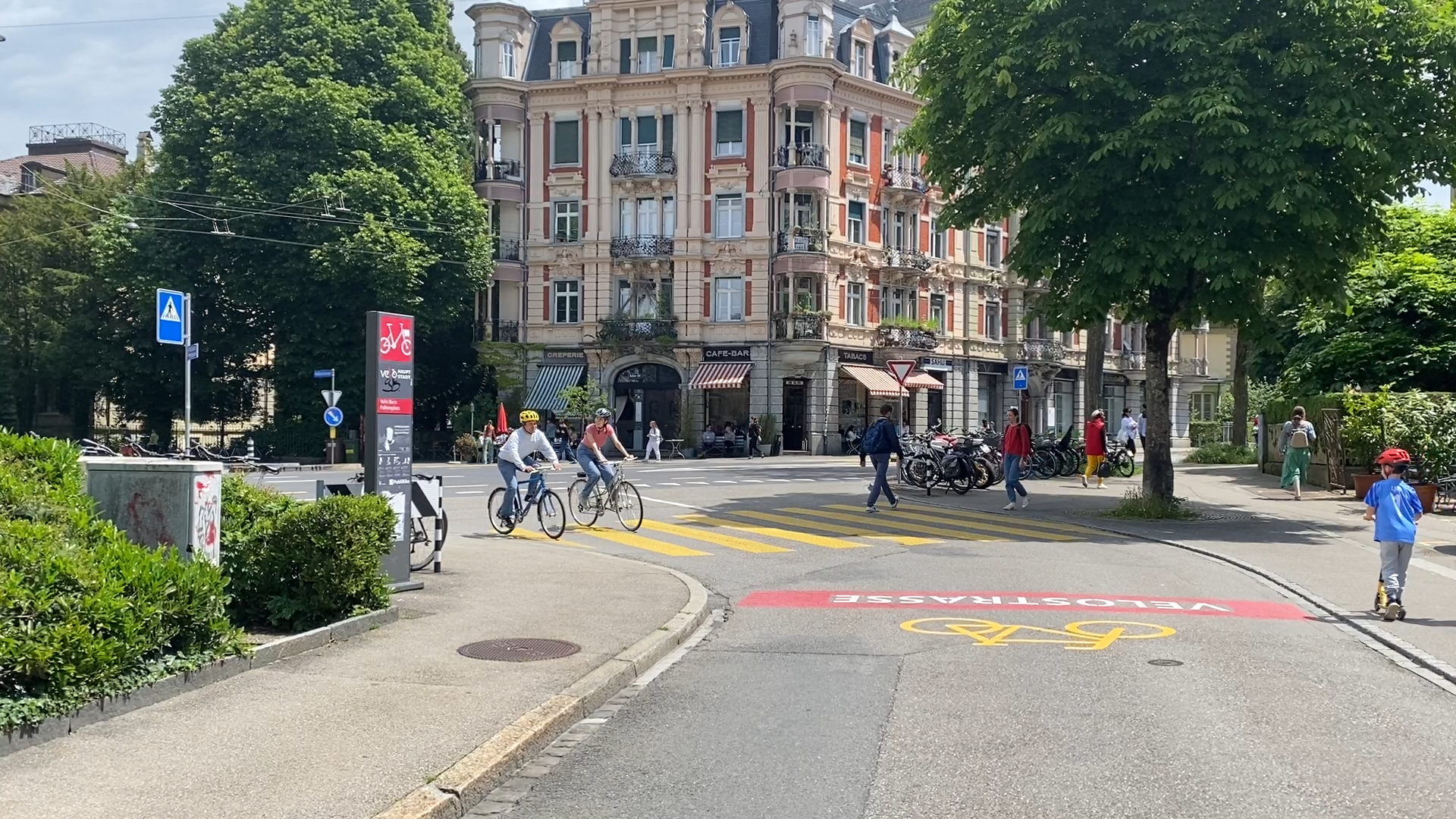 Velo Velostrasse Veloverkehr Quartier