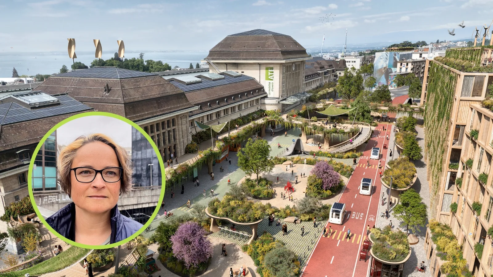 Stéphanie Penher, Gare de Lausanne Vision 2045