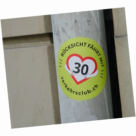 Tempo30 Sticker DE