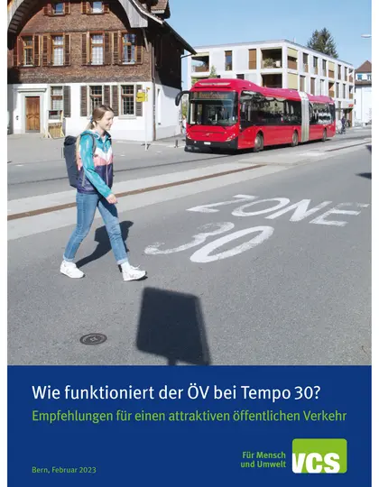 Wie funktioniert der öffentliche Verkehr bei Tempo 30