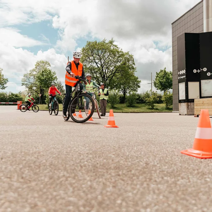 E-Bike-Fahrer Kurs